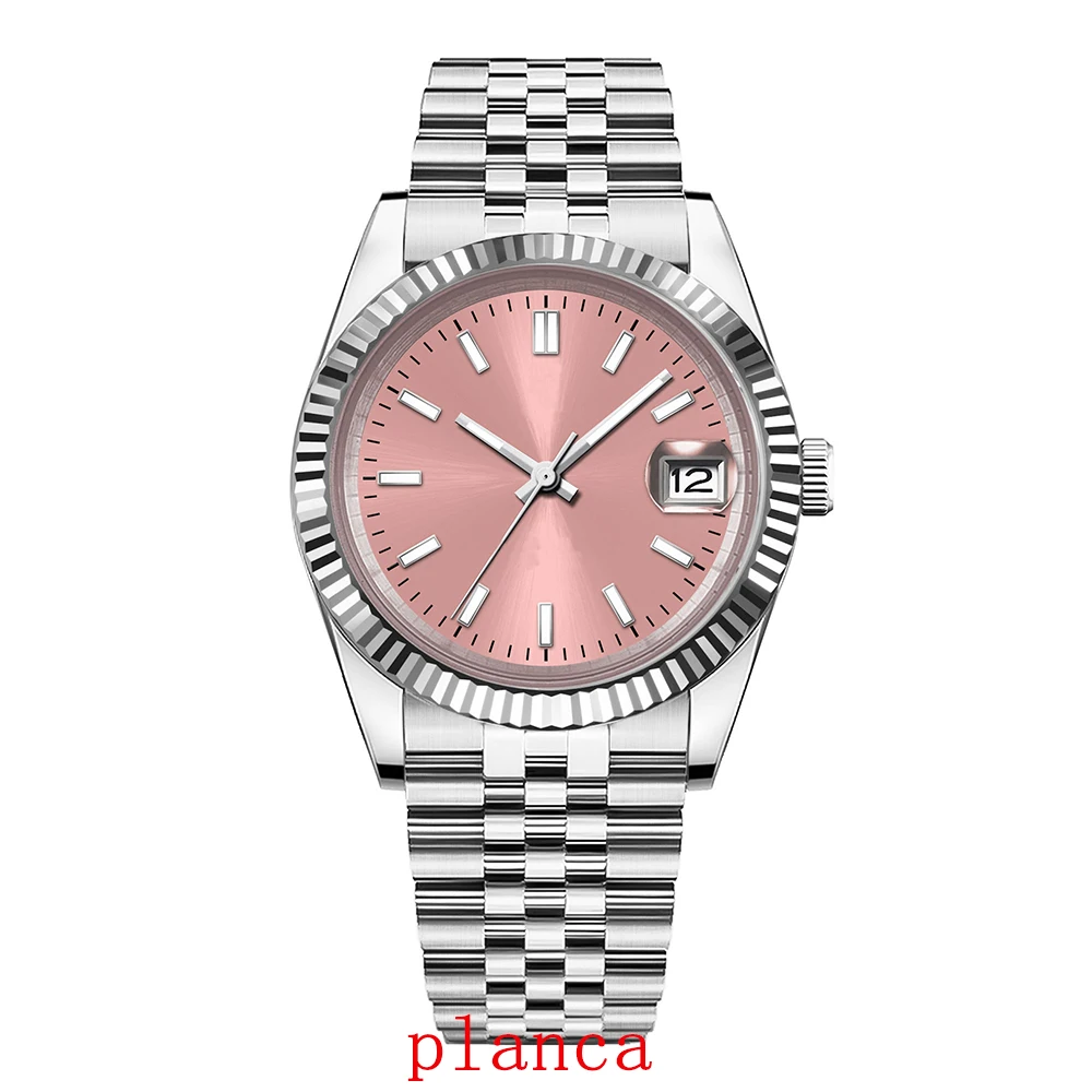 นาฬิกาข้อมือผู้ชายแบบอัตโนมัติ ขนาด 36/39 มม. พร้อมโลโก้สั่งทำพิเศษ รุ่น Masculino NH35 ระบบกลไก กระจกแซฟไฟร์