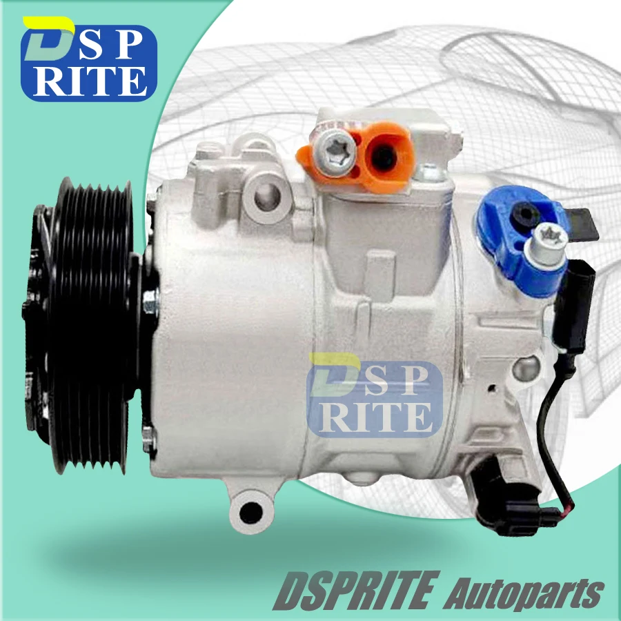 6Q0820808 For Skoda Fabia ROOMSTER Volkswagen POLO SEAT IBIZA AUDI AC Compressor 6Q0820808B 6Q0820808D 6Q0820808F 6Q0820808FX