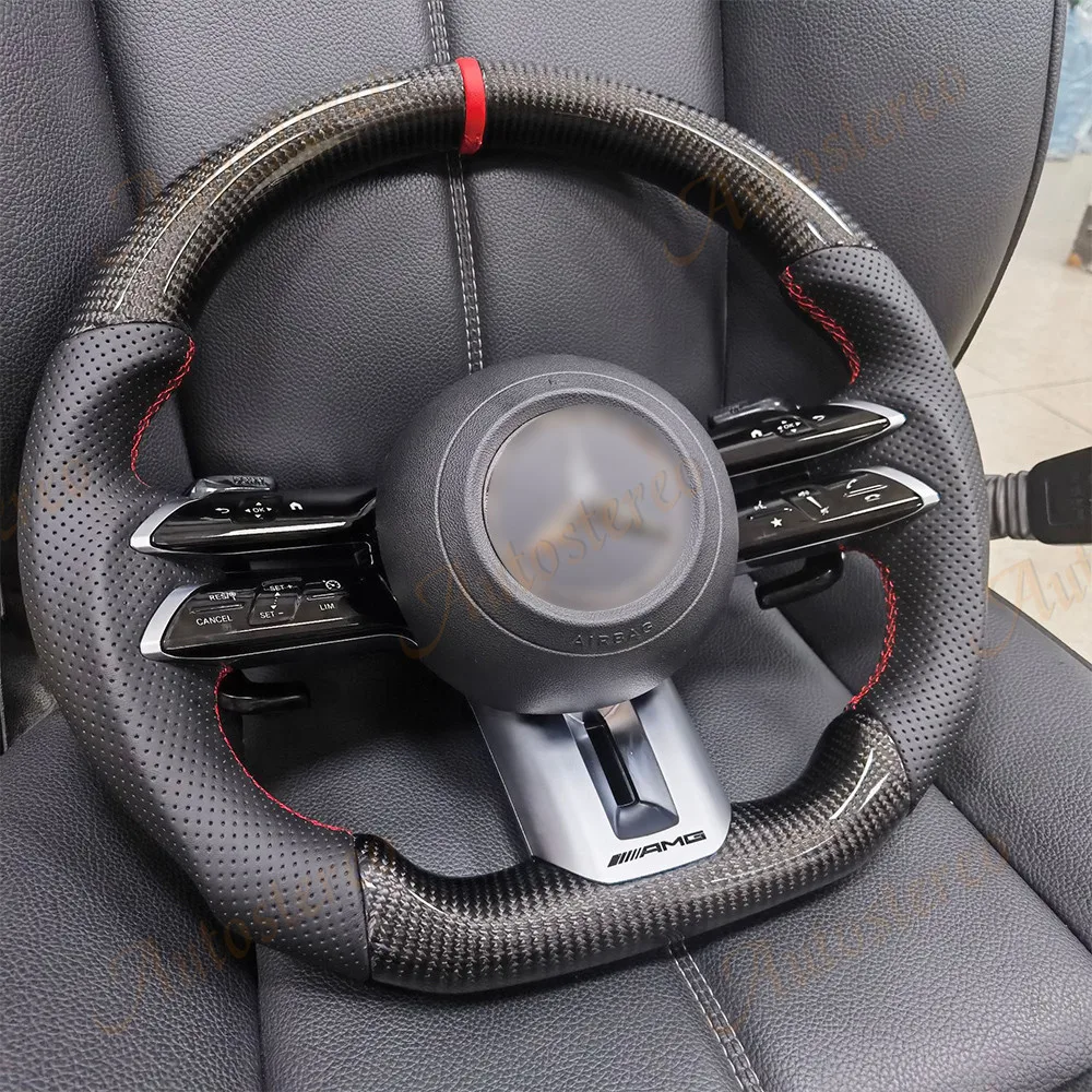 Car Steering Wheel For Mercedes Benz E Class/C Class/A Class GLA GLC GLB GLE Control Version Interior Accessorie Shift Paddle