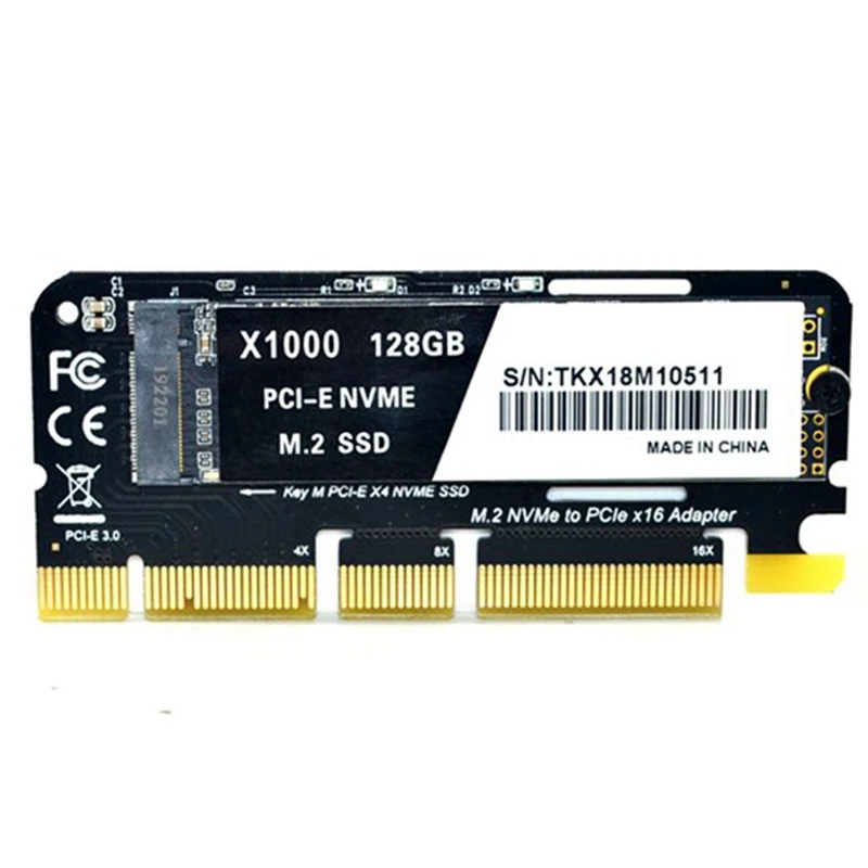 อะแดปเตอร์ NVMe 5ชิ้น M.2 M.2 M2 NVMe PCIe ไปยัง M2อะแดปเตอร์ PCI Express X16 X8 X4 raiser SSD M.2 PCI-E ขยายการ์ด
