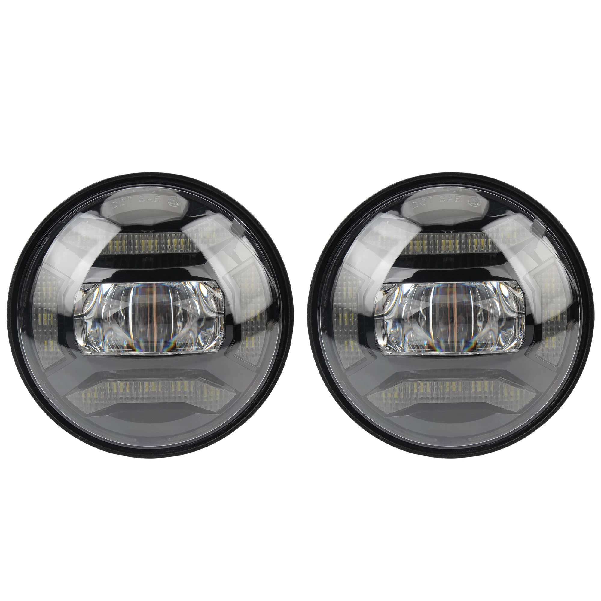 4.5 inch 30W for Harley Classic FLHR Road King Davidson Sportster LED Fog light Passing Auxiliary Light Motorcycle Accessories