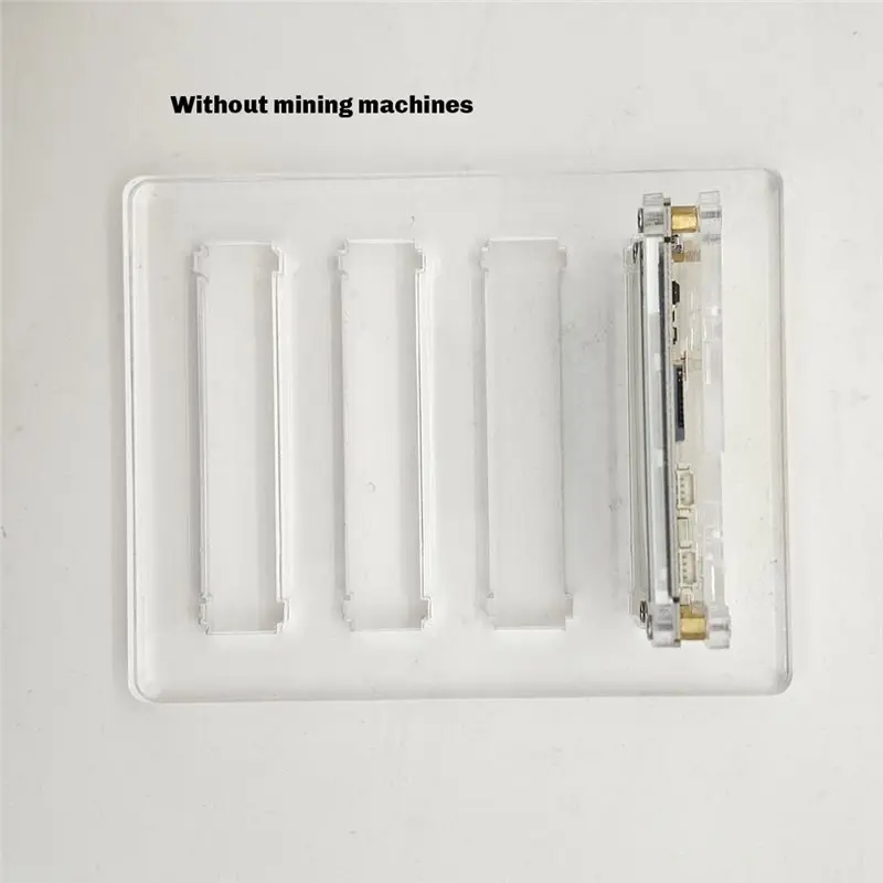 AED7-For 2.8 Inch V2 Nmminer Nerdminer+ Bracket Holder For Harshrate Bitcoin Crypto Solo Lottery Miner 4 Slots Stand