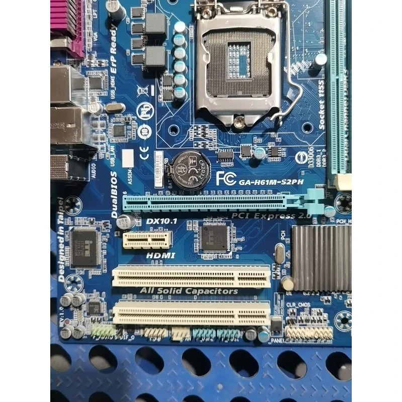 Used H61M-S2PH Micro ATX Motherboard LGA 1155 Support 2nd 3rd Gen Intel Core CPU DDR3 RAM 95% New Mainboard for GIGABYTE