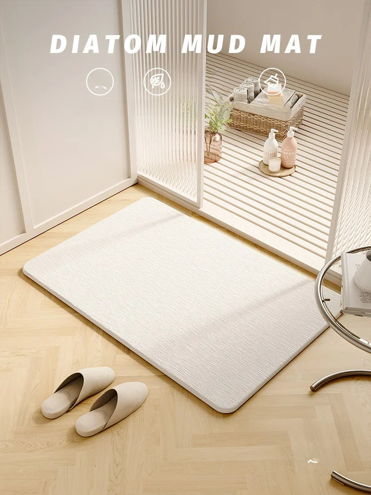 

High Absorbency Qui Dry Silicon Dendroid Mat Batoom Toilet Entrance Anti Slip Rug Home Decor Rectangular Non Slip Floor Mat