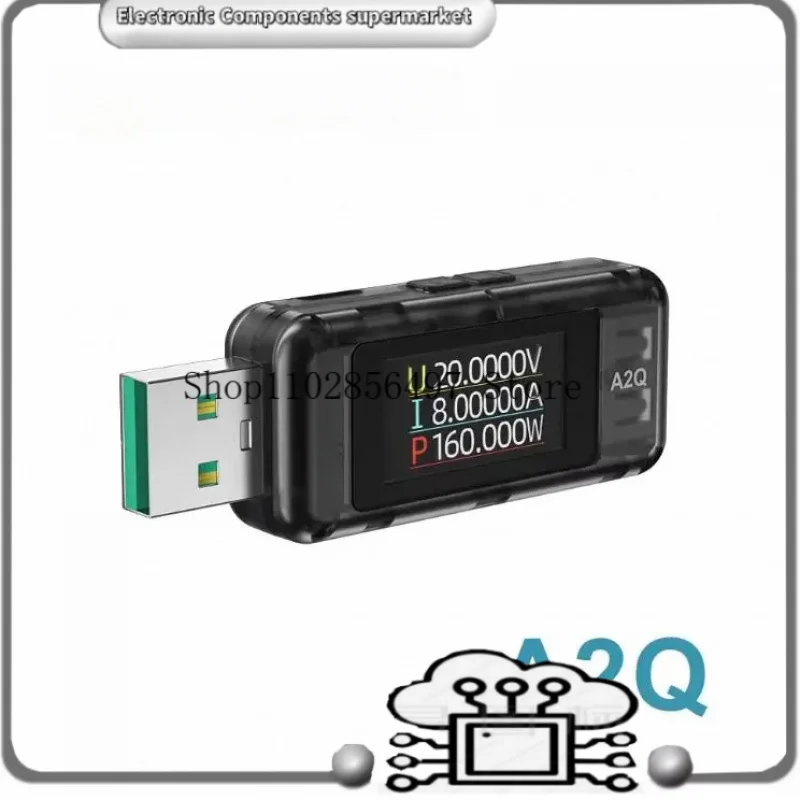 For WITRN A2Q Series USB Voltage and Current Meter Tester 8A Magic Modified 120W Mobile Fast Charging Current Tester