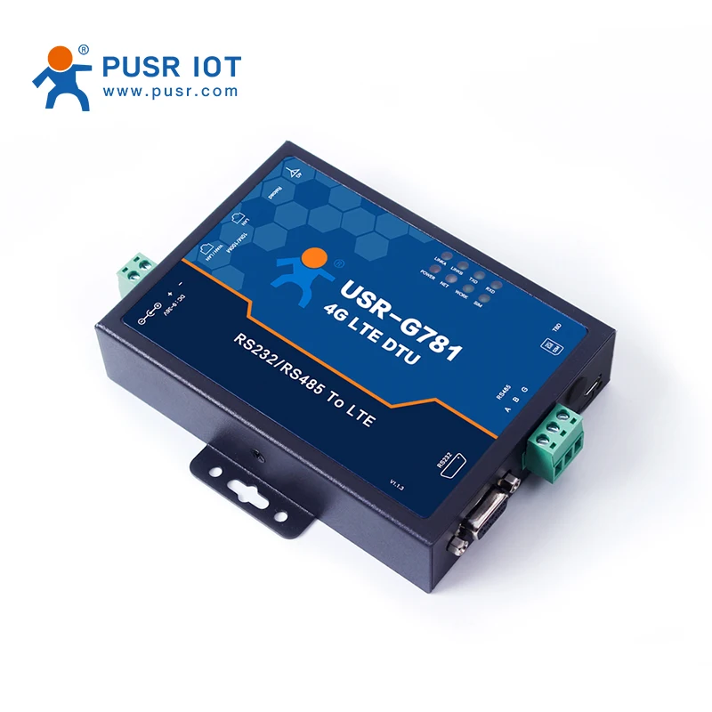 PUSR EMEA & APAC Version Industrial Cellular Modem router 4G LTE serial RS485/232 to LTE with SIM card Ethernet port USR-G781-E