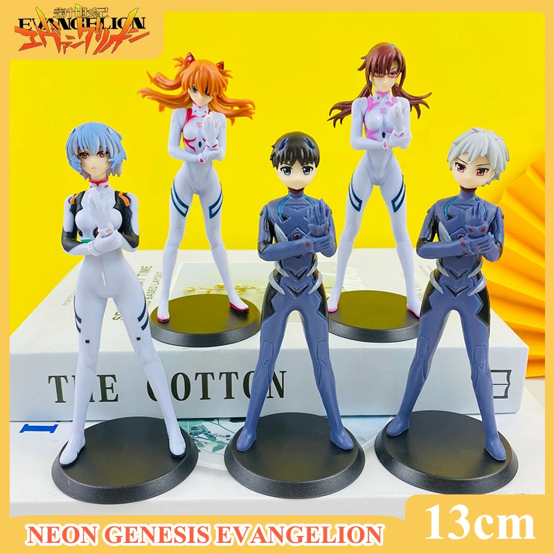 18cm Neon Genesis Evangelion Anime Figure Ayanami Rei Asuka Langley Soryu Action Figurine Room Ornament Birthday Gift