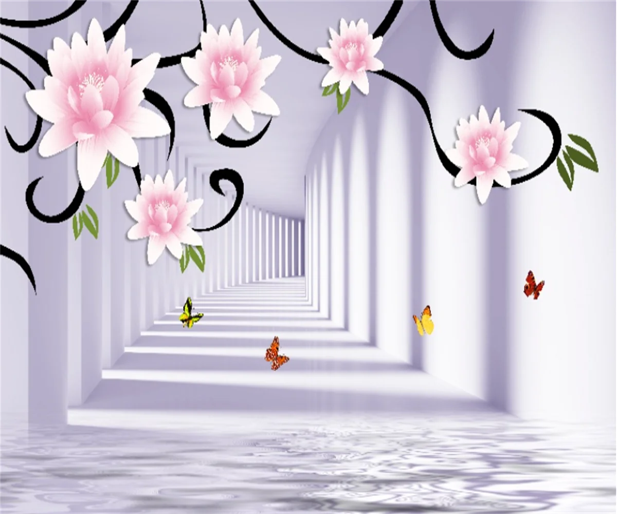Custom 3D Photo Wallpaper HD hand painted magnolia bird Wall Mural Wallpaper For Living Room Bedroom 3d wallpaper