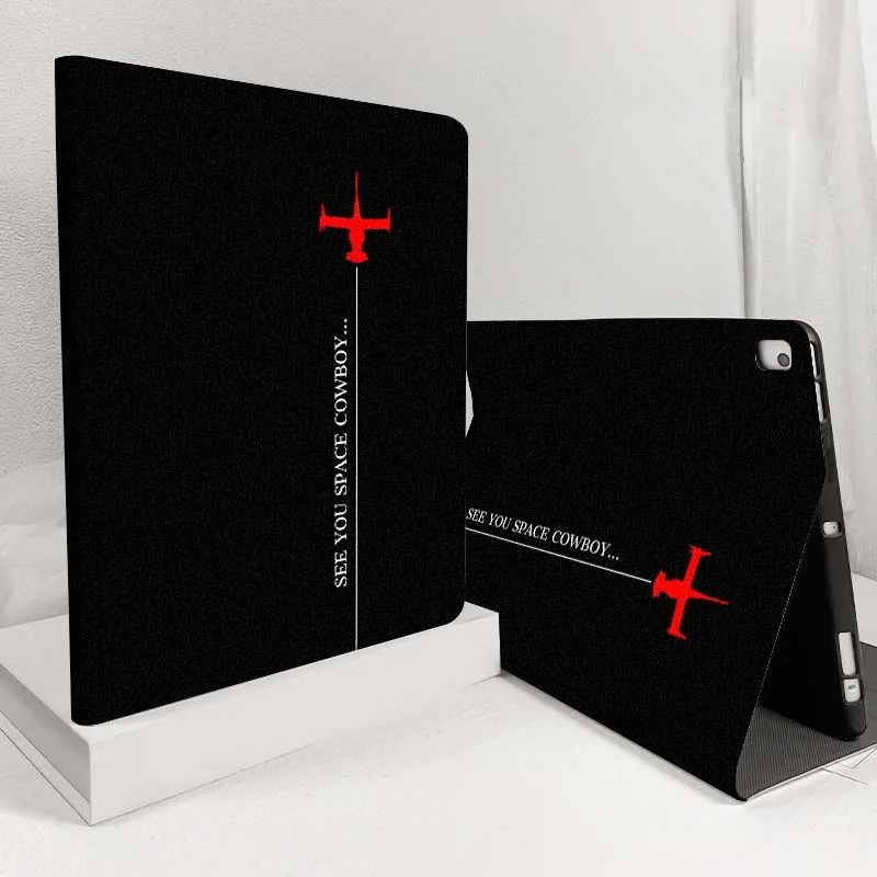 

Anime Cowboy Bebop Art Logo For iPad Pro Air Mini 1 2 3 4 5 6 7 8th 9th 10th 11th 10.2 9.7 10.5 10.9 11 12.9 13 Inch Tablet Case