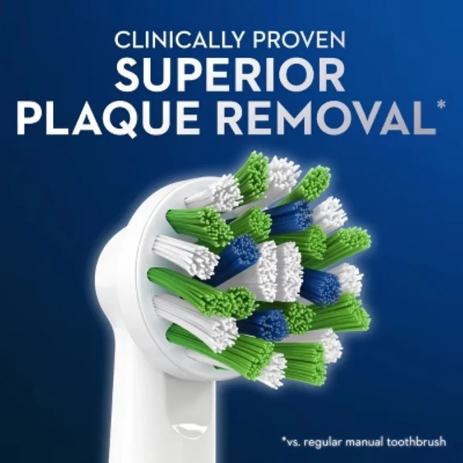 Сменные насадки для электрических зубных щеток, специальная щетина для идеального покрытия и очистки каждые зубы