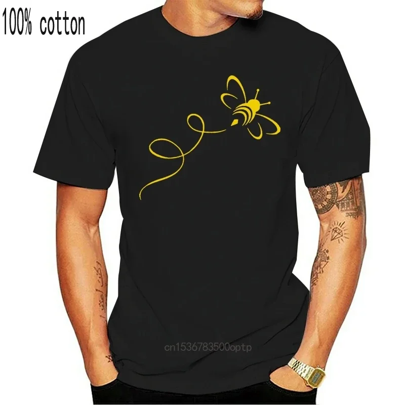 New Golden Bumble Bee Line Honey Lover Gifts Men & Women T-Shirt Luxury T Shirt Tees