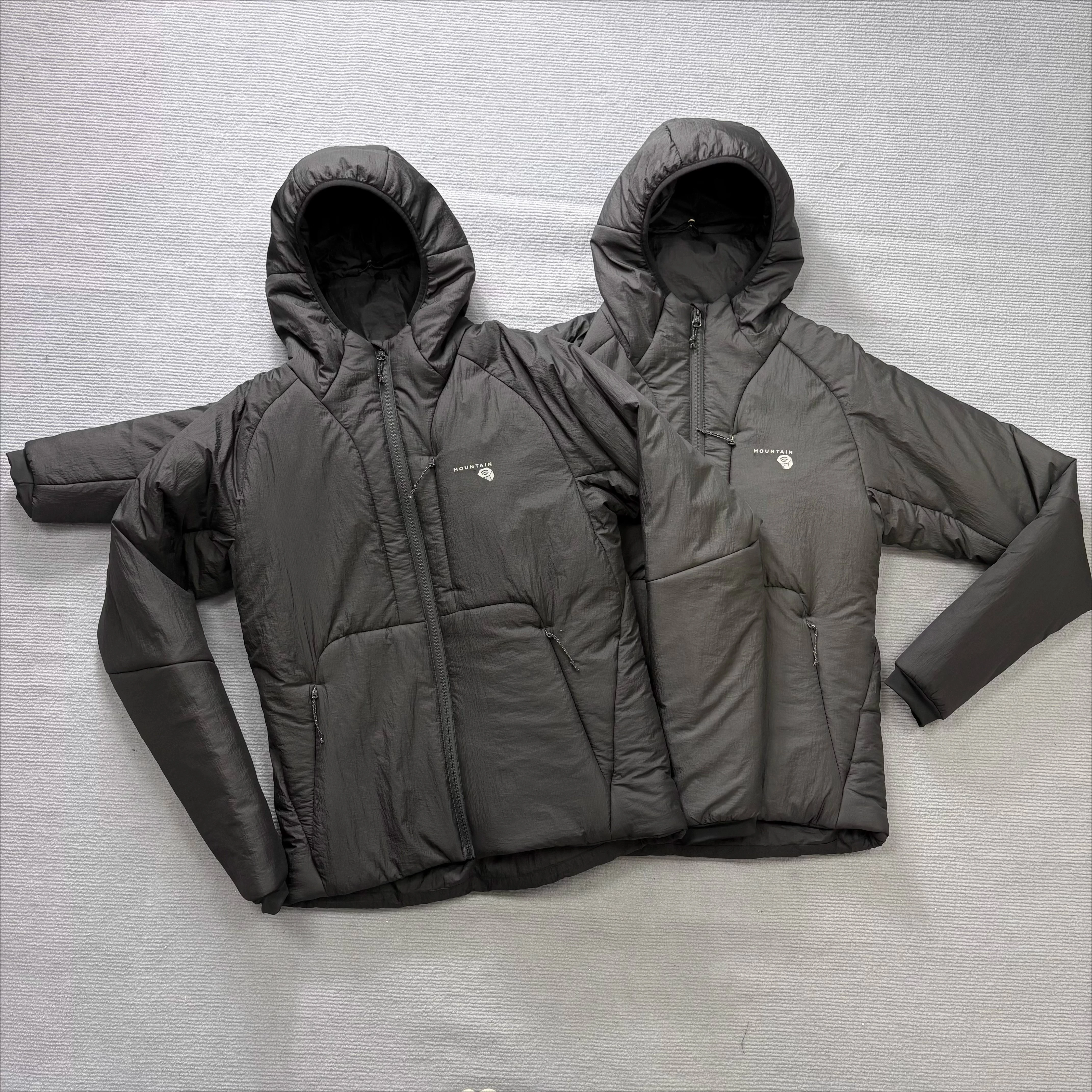 

MHW Men's Hooded Padded Jacket - Lightweight Warm Windproof Waterproof Outdoor Coat