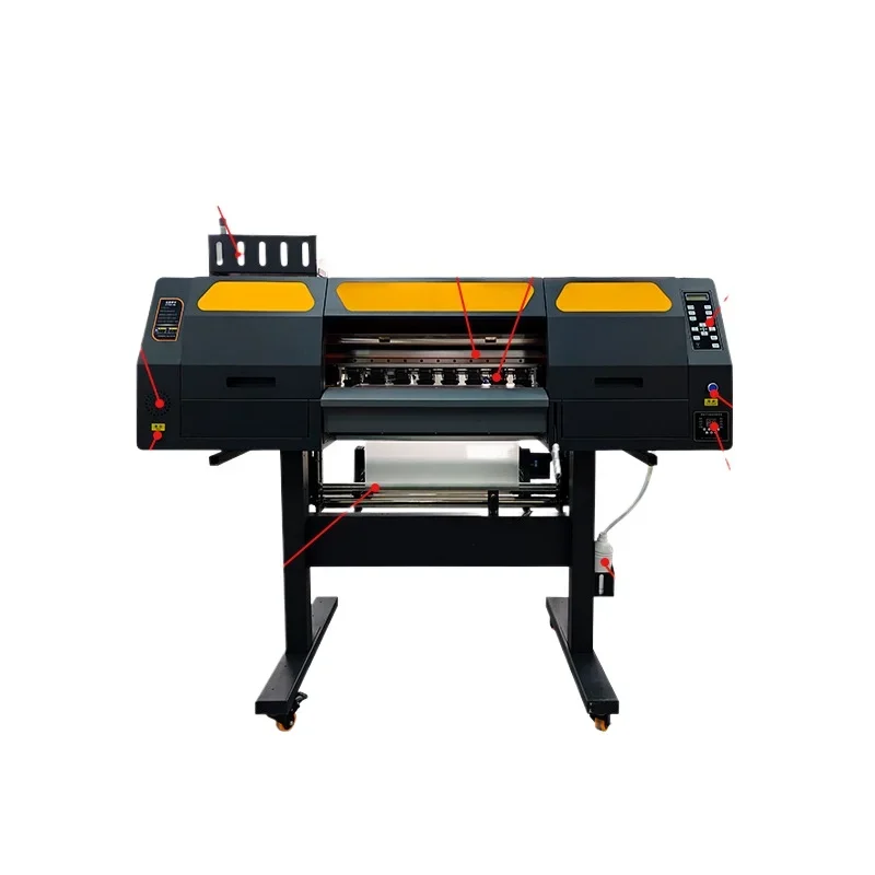 60CM 24 Inch I3200 3 Printhead 2 in 1 All in One Printing and Crystal Sticker UV DTF Printer with Laminator