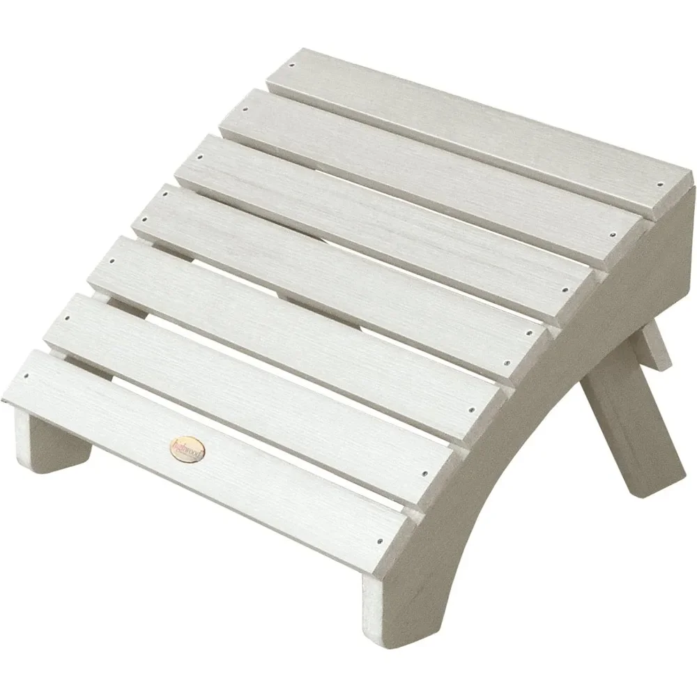 WAE Adirondack Folding Ottoman, Adult, Whitewash