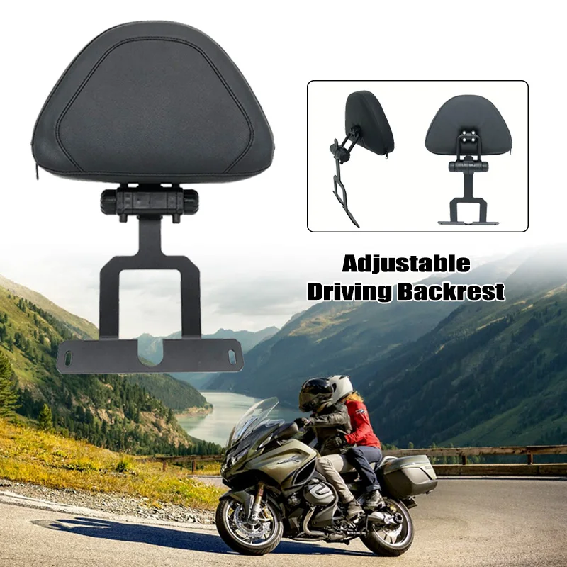 For BMW R1200RT R1250RT Adjustable Driving Backrest R 1200RT R 1200 RT R 1250 RT 2014-2022 Motorcycle Driver Backrest Cushion