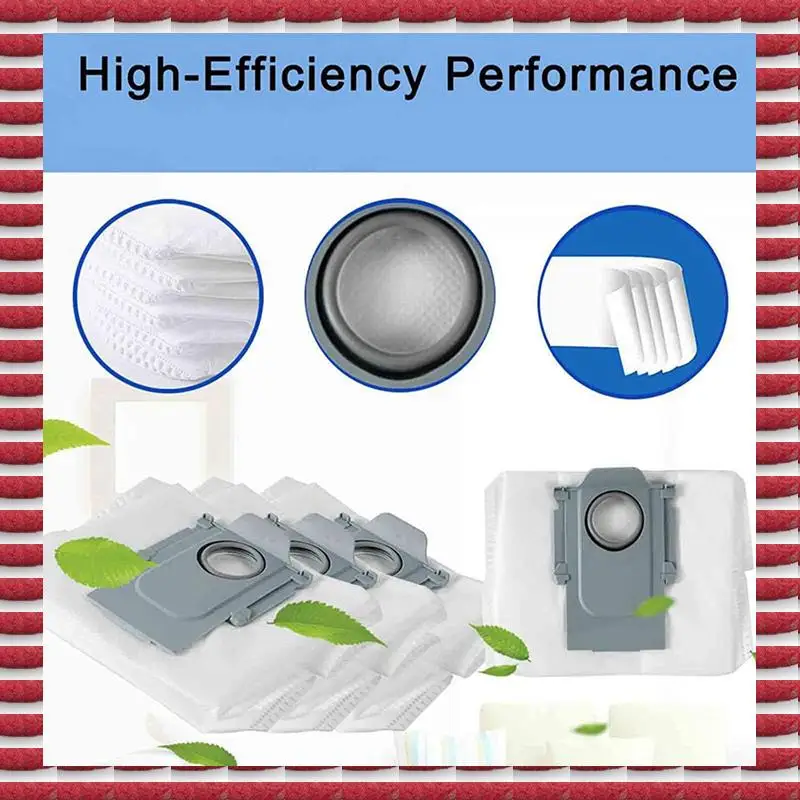 A97G 16 Pack Dust Bags For Roborock Q7 Max /Q7 Max+ / Q7 Max Plus, For Roborock S7 Maxv Ultra/S7 Pro Ultra Vacuum Cleaner