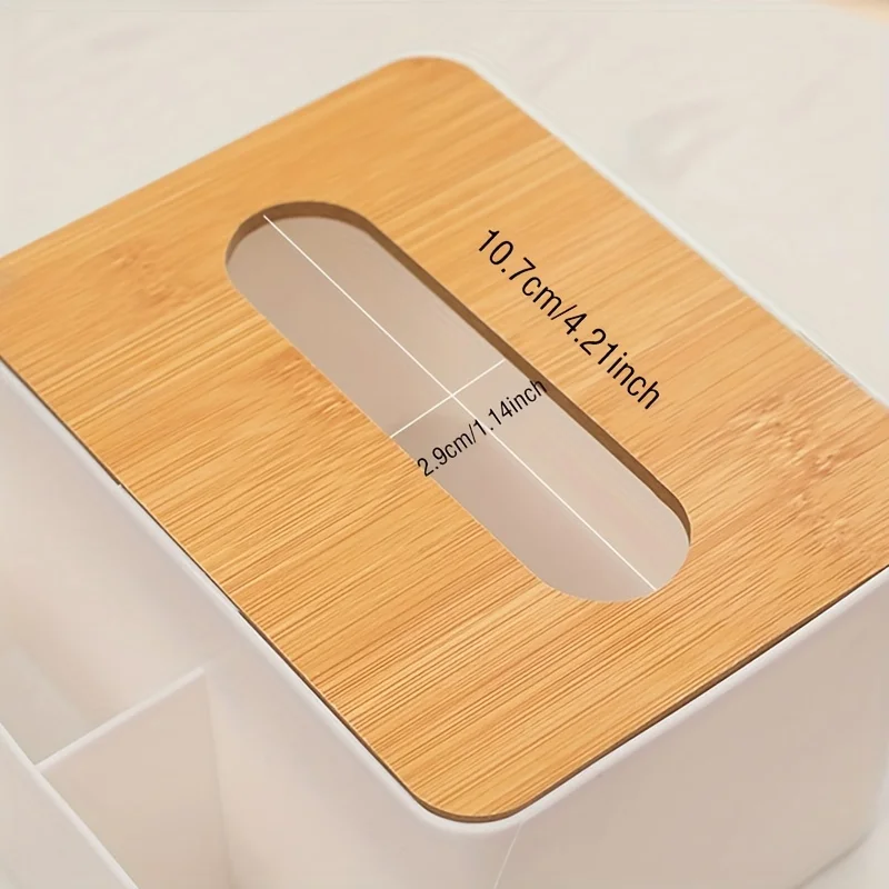 1 Multi-Functional Tissue Storage Box Remote Control Stand Bedside Tissue Holder