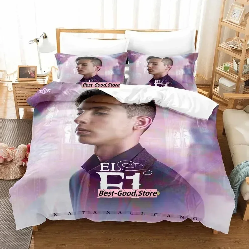 

Cool Natanael Cano Bedding Set Duvet Cover Sheet Printed Bed Set Pillowcase Bed Full Queen King Size Comforter Bedroom