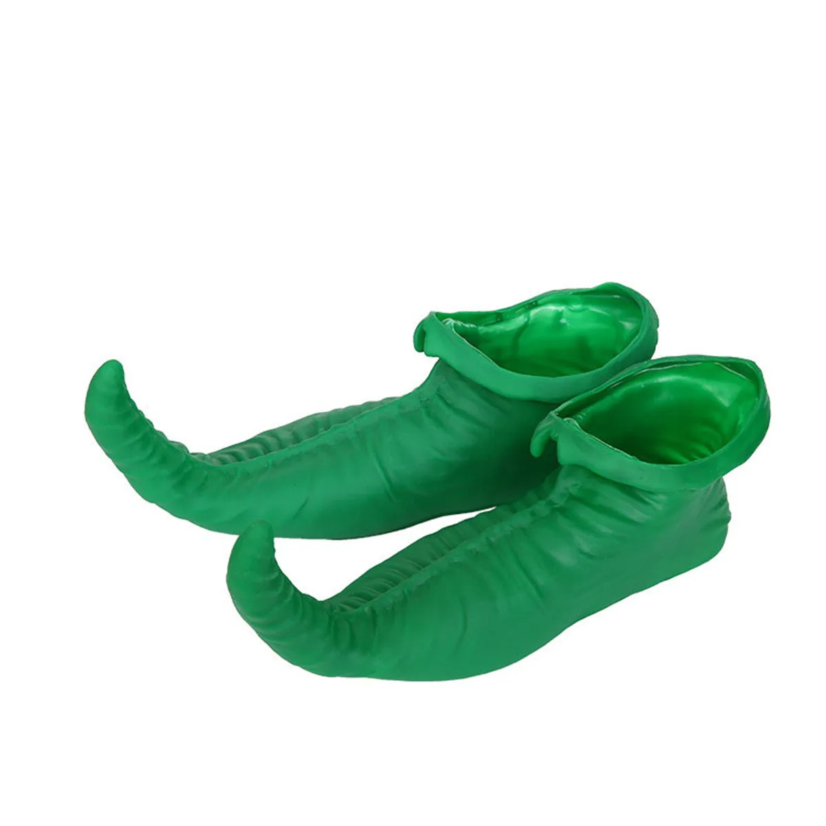รองเท้าตัวตลกขนาดใหญ่ ยางสีเขียว ทนทาน ใช้ซ้ำได้ ขนาดเดียวเหมาะกับส่วนใหญ่ ชุดฮาโลวีน งานคาร์นิวัล ปาร์ตี้ ผู้ชาย ผู้หญิง
