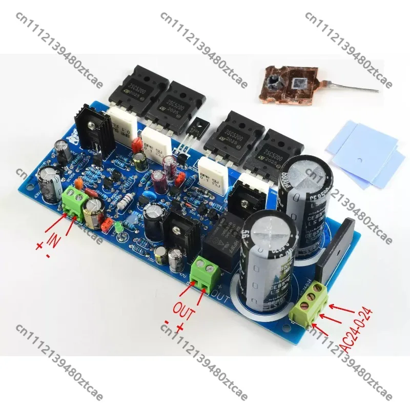 Discrete Stereo Audio Power Amp Module With Overcurrent Protection Household Sound Playback Spare Electronic Components