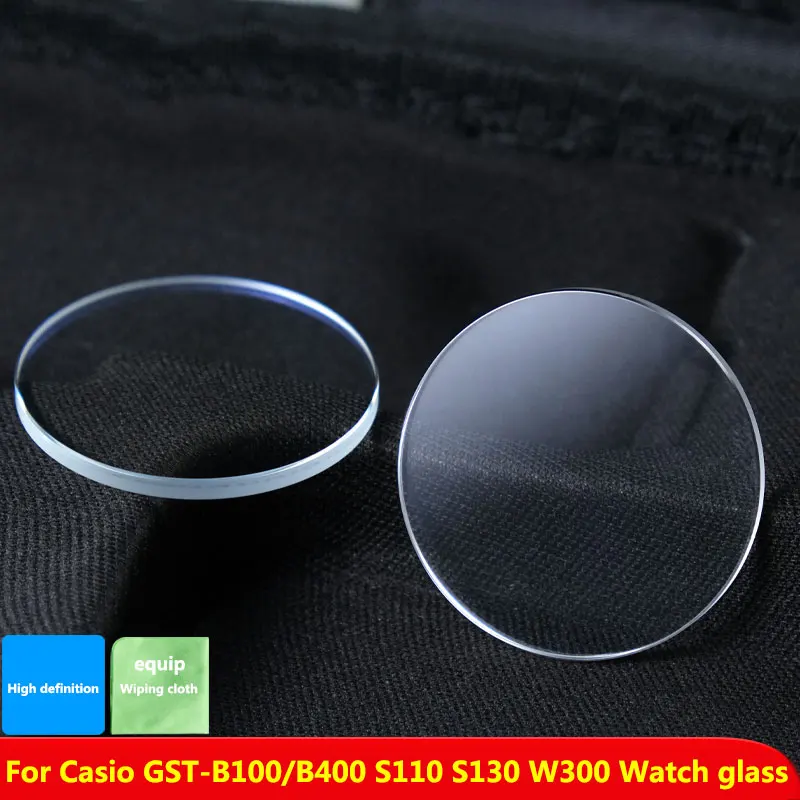 For Casio G-SHOCK GST-B100/B400 S110 S130 W300 High Definition Watch Glass Sapphire Watch Mask Glass Mineral Matter Watch Mirror
