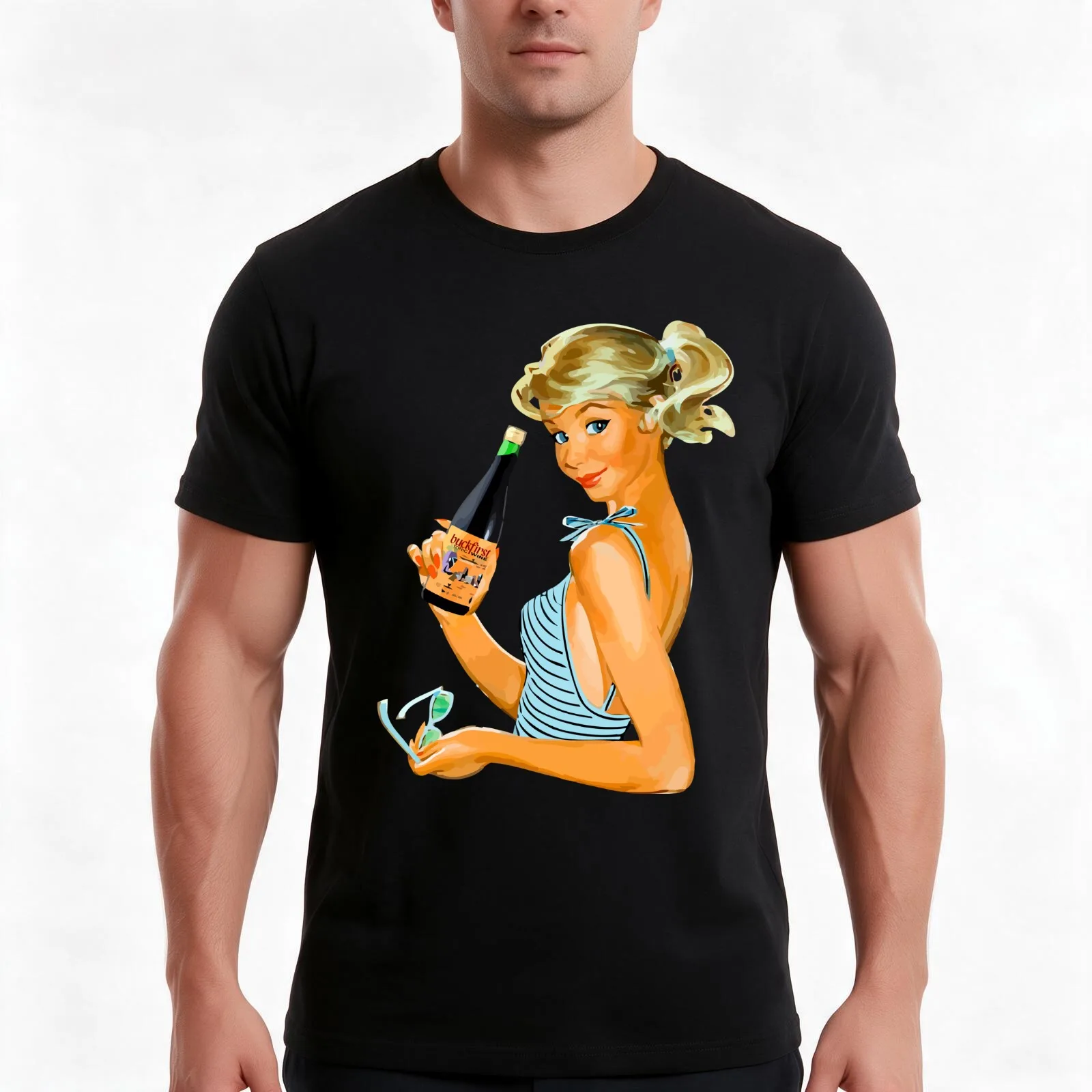 Buck Fast & Furious T-Shirt, Summer Casual Cotton Tee, Oversized Streetwear Tops, Vintage Graphic Print, Loose Fit Short Sleeve