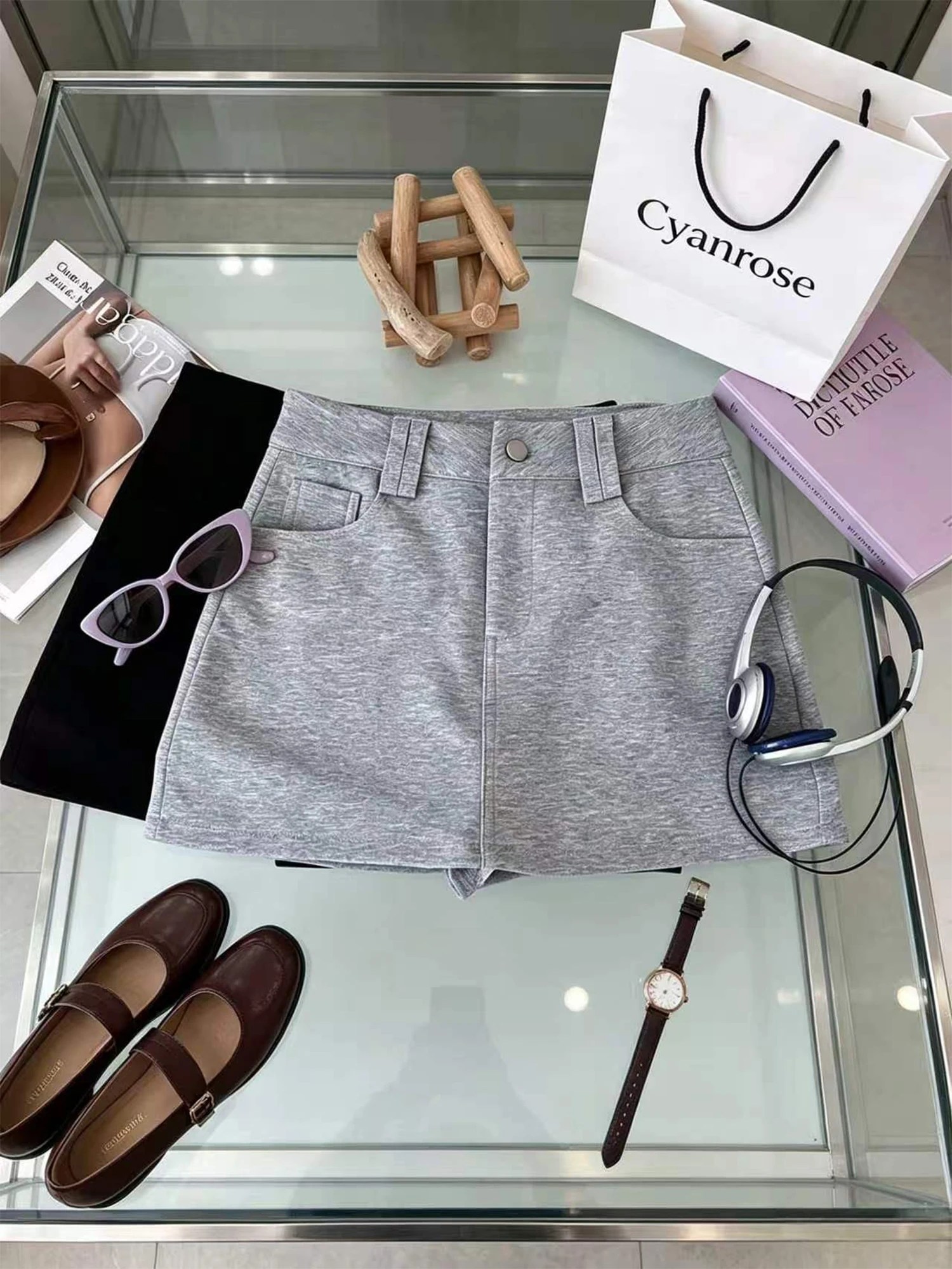 Women's High Waist Grey Bodycon Skirt Y2K Gyaru Vintage Korean Style Slim Short Skirt A-Line Sports Skirt for Women Summer 2026