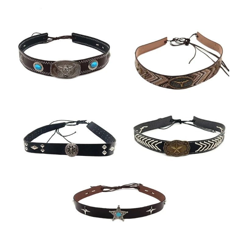 652B Fashionable Hat Belt for Decorating Straw and Felt Cowboy Hats Mark Your Hat