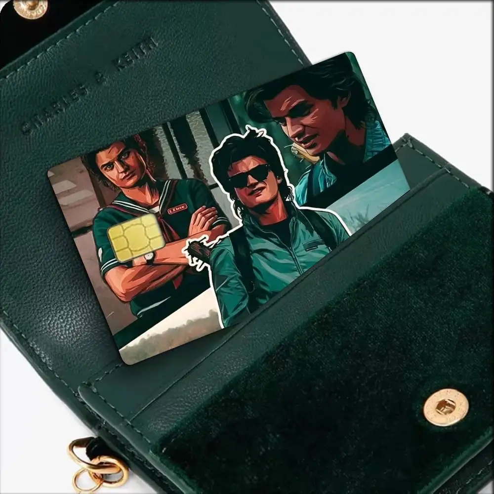 Joe Keery Stranger  Waterproof Film Skin Cover Credit Card Stickers Debit Front Bank Bus Pass