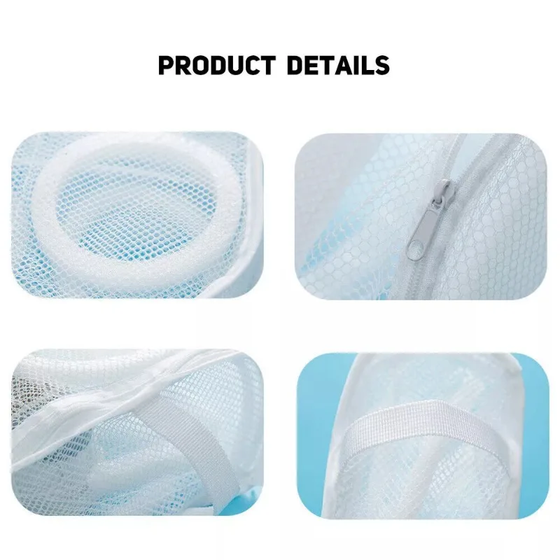 Mesh Laundry Washing Bag with Zipper for Delicate Clothes Organizer for Underwear Socks Bra Protection Durable and Reusable image 4