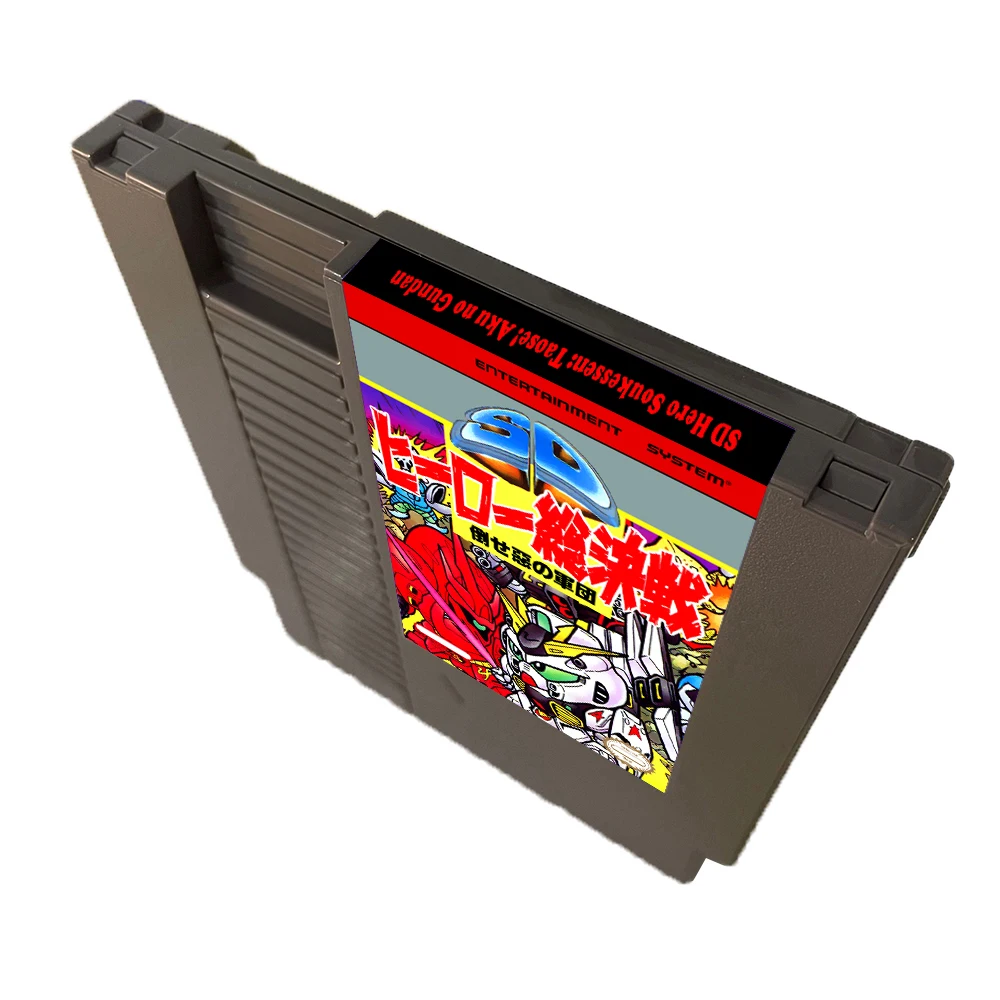 SD Hero Soukessen Taose! Aku no Gundan NES Rom Hack - 8 Bit 72Pins Game Card PAl/NTSC Game Cartridge لوحدة التحكم NES - اللغة الإنجليزية