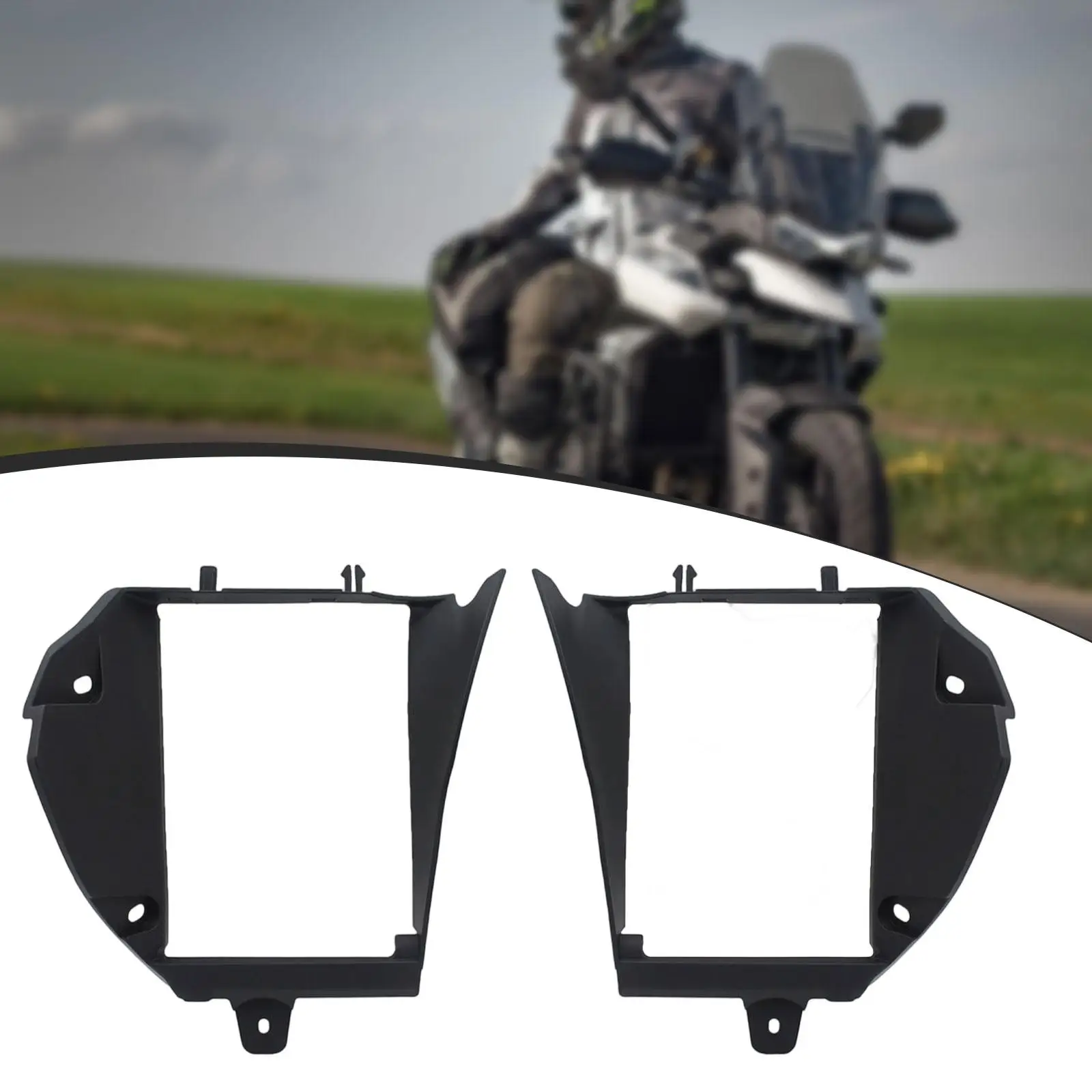 

Motorcycle Air Duct Trim Cover Black Plastic Spare Part for BMW R1250GS Adventure Cooling System Accessories