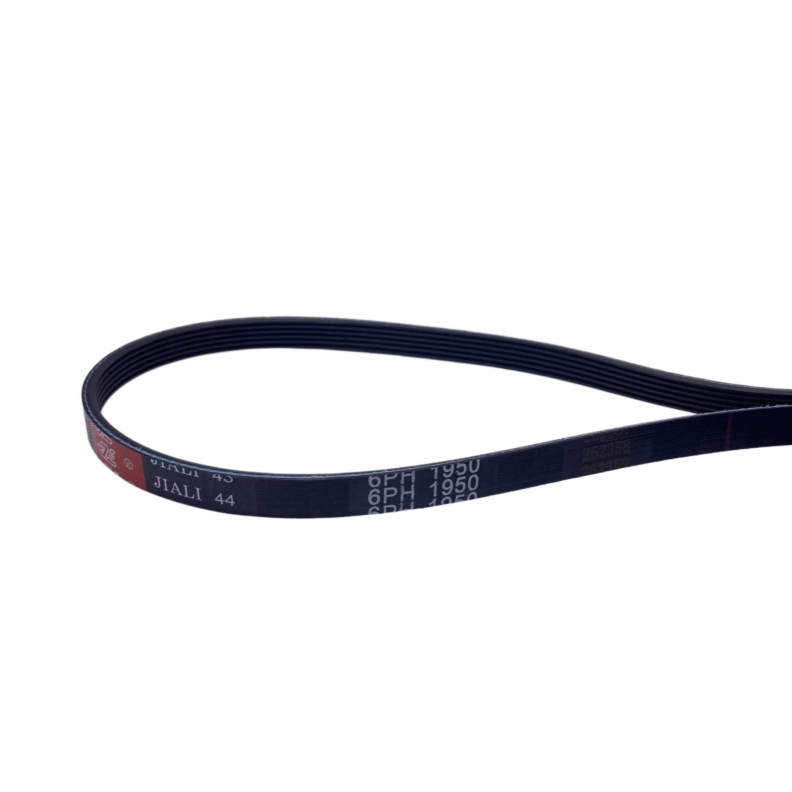 6PH1950 Dryer Drum Belt V-Ribbed Rubber Drive Belt, 6 Ridges 1950mm Circumference Compatible with Esatto EDV7 Tumble Dryer