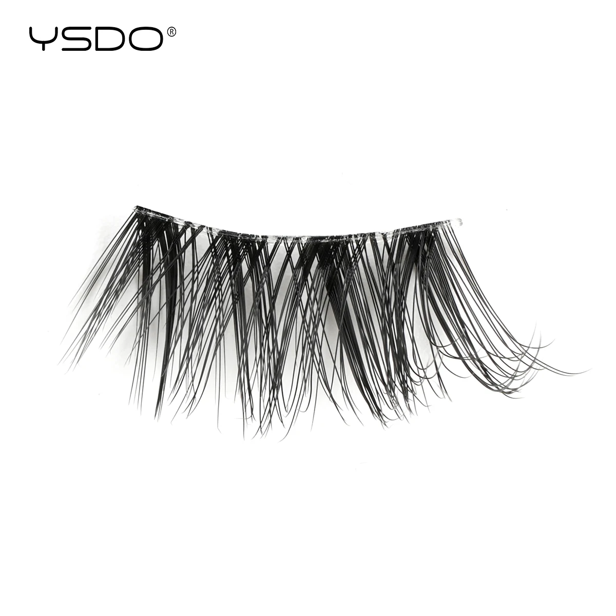 YSDO نصف رموش فو ثلاثية الأبعاد المنك جلدة الطبيعية طويلة نصف الرموش الصناعية لينة رقيق القط رمش تمديد ماكياج أداة