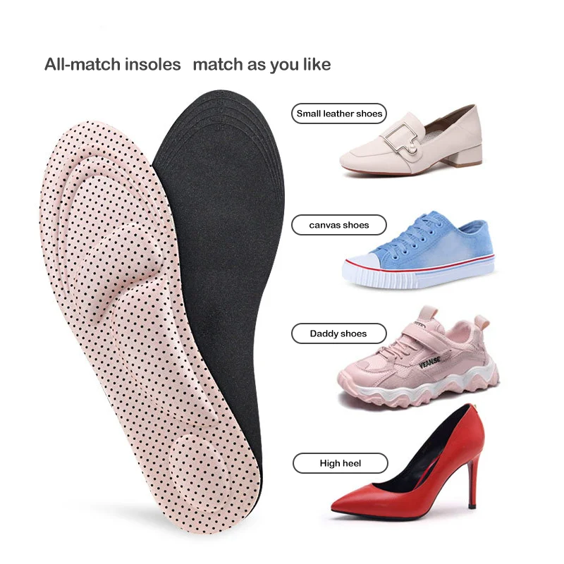 

Губка, дышащая 4D массажная стелька, впитывающая пот и дышащая губка, эластичная массажная декомпрессионная стелька