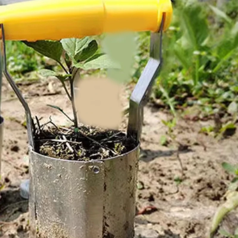 Roestvrijstalen Zaailing Transplantatieplanter Planter Gereedschap Verdikte Aanplant Tuingereedschap Tuinieren Gatschop