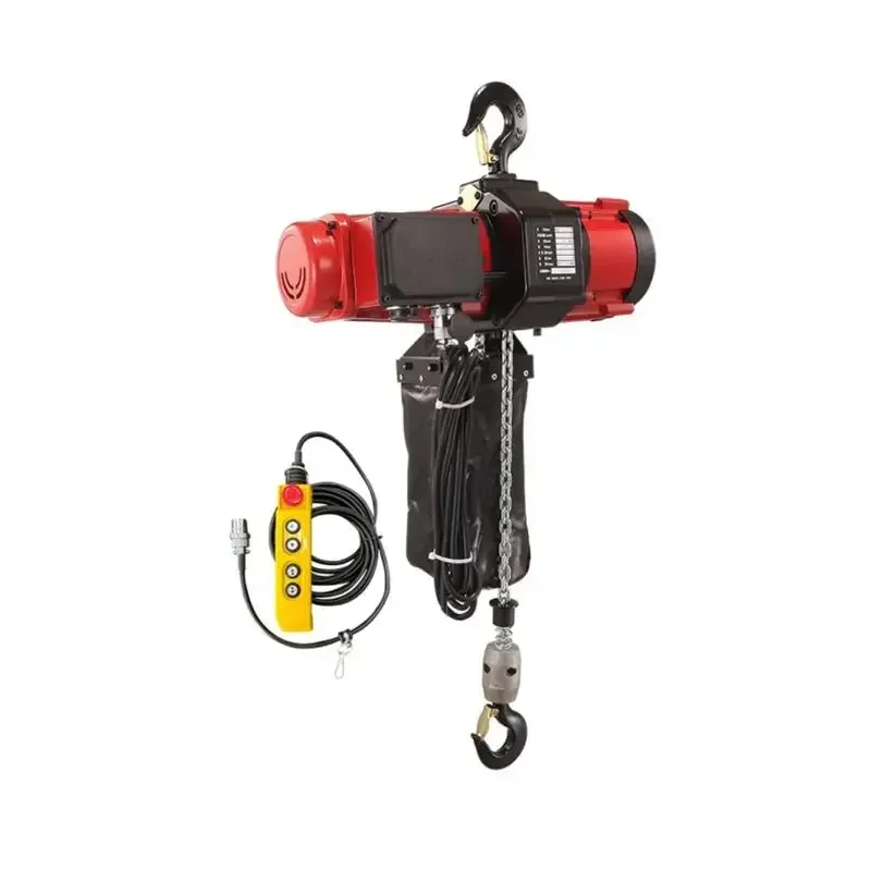 Маленькая алмазная кольцевая цепь с регулируемой скоростью, электрическая таль, 0,5 тонны, 1 тонна, грузовой лифт, бесщеточный крановый цепной цепь, частота