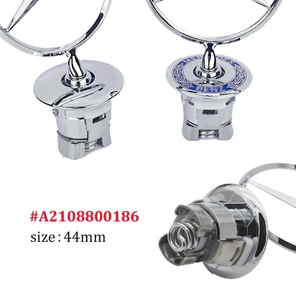 

1pc Mercedes Benz emblem Star Bonnet Car Hood Front Logo for Mercedes E S Class w204 w211 w205 W212 w203 w213 accessories