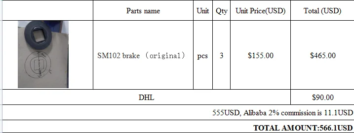 SM102 Brake Pads Original  Quality  Brake