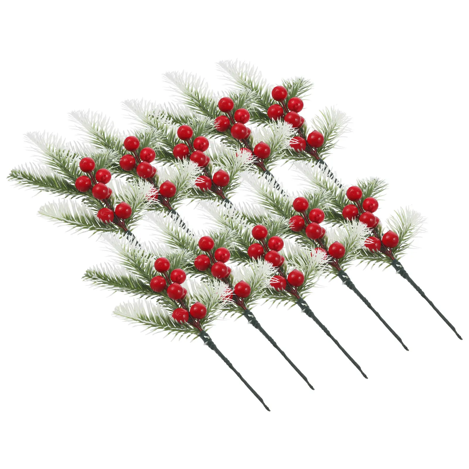 

10Pcs Artificial Berry Stems Faux Berries Picks for Christmas Tree Decoration Accessories Premium Quality