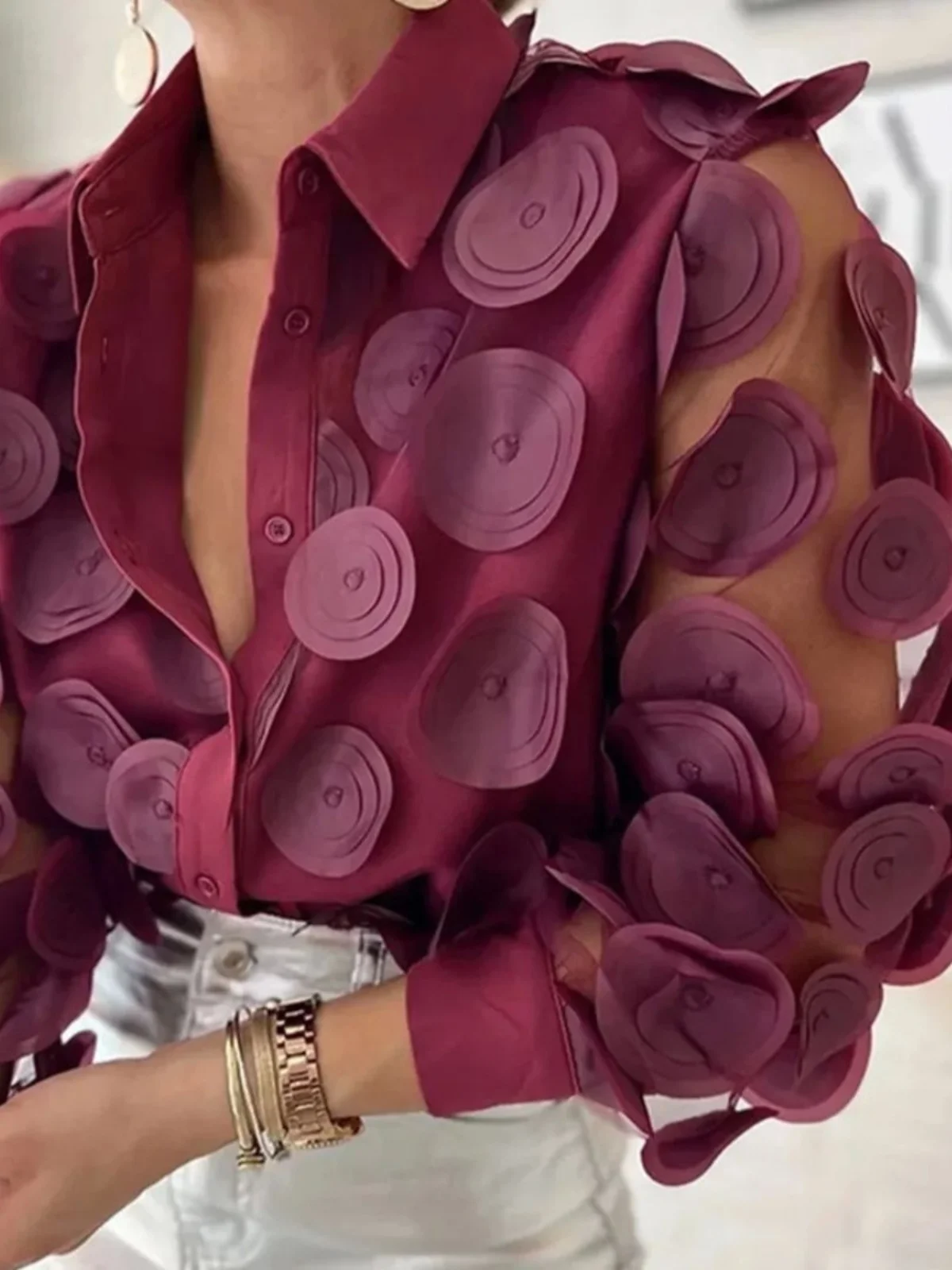 

Casual round Ne Long Sve T-irt Pure Color Street Sle Women's Top Spring Faion Basic Fit Crew Ne Tee