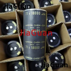 2PCS NEW NIPPON 71v18000uF 40X80MM CHEMI-CON Audio Fever Aluminum Electrolytic Capacitor 18000uF/71V NCC 18000UF 71V