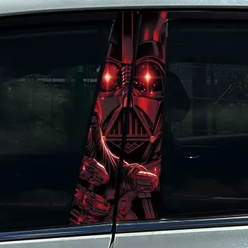 Graffiti Anime Mandalorian Yoda Auto Sloupek B Samolepka Voděodolný Kryt Středového Sloupku Škrábance Opalovací Krém Auto Příslušenství 10 nejlepší prodej Autopříslušenství Yoda - №2