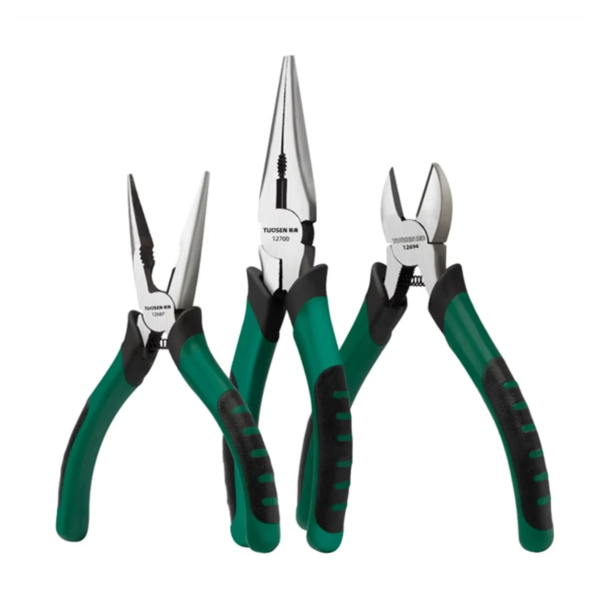 6/8 Inch Insulated Diagonal Needle Nose Pliers Set Anti-Shock Safety Hand Tools Insulated Pliers Kit Electric Power Maintenance