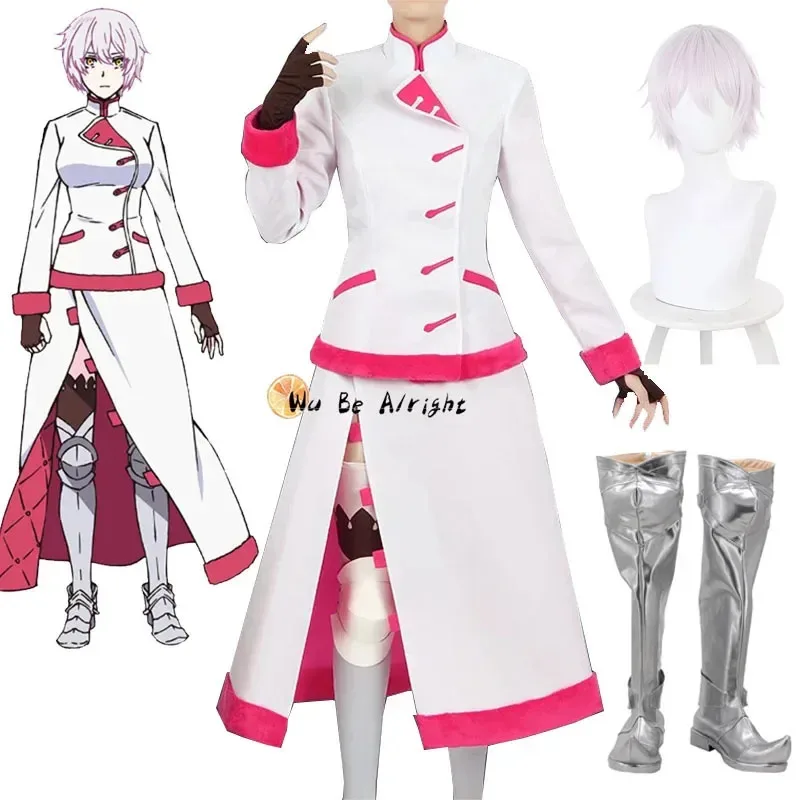 El caso de estudio de Vanitas Jeanne The Hellfire Witch Anime Cosplay disfraz peluca zapatos guantes rodilleras medias Halloween QX1131