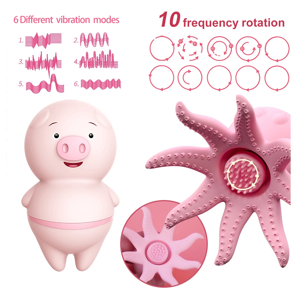 Erotic Octopus/pig Vibrators For Women Clitoris Sucker Nipple Licks Breast Massage Sex Machine Female Masturbator Sex Toys Adult - Image 3