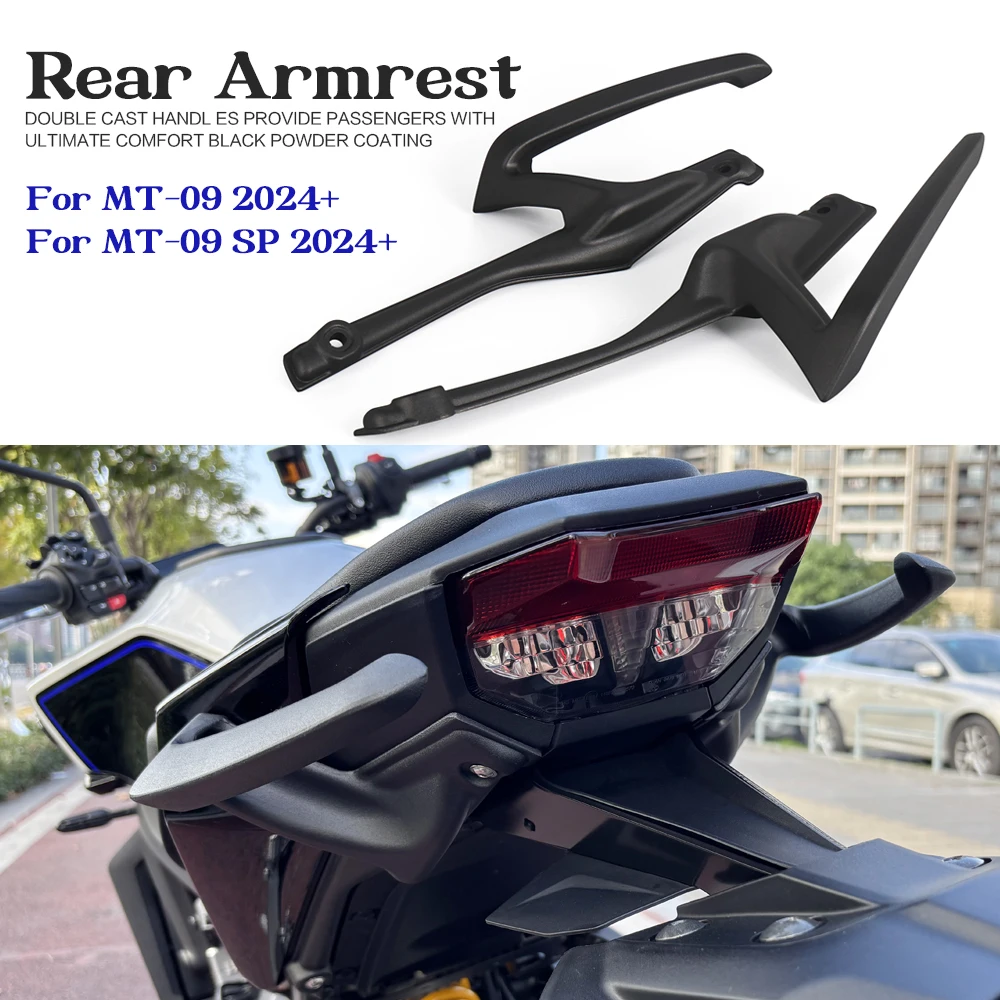 

MT-09 SP Rear Grab Bars Seat Pillion Passenger Rail Handle Armrest Arm Rests Motorcycle For YAMAHA MT09 MT 09 SP 2024 2025 2026