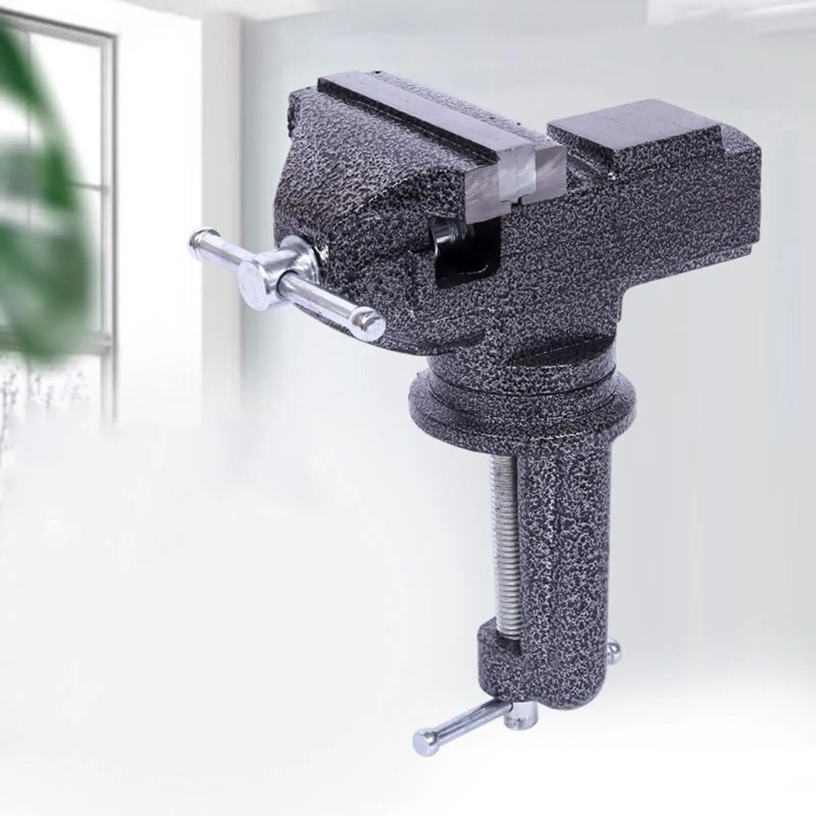 1PC Table Vise Heavy Duty Vise 360 Degree Swivel Base Table Vice Portable Fixed Tool For Home Garage Shop Workbench