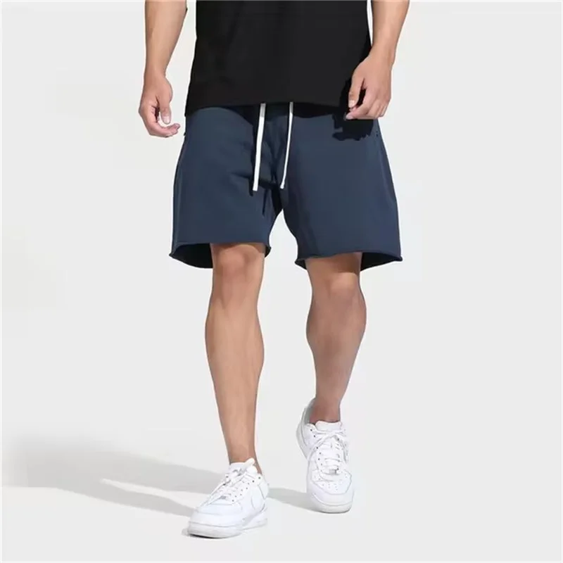 New Men's Fitness Sports Shorts Men's Summer Trend Man Breathable Loose Leisure Running Basketball Hip hop street shorts