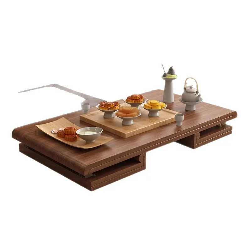 

Solid wood bay window small table foldable, tatami coffee table